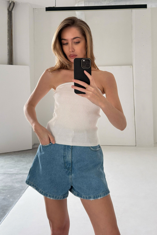 Топ-бандо вязаный WHITE